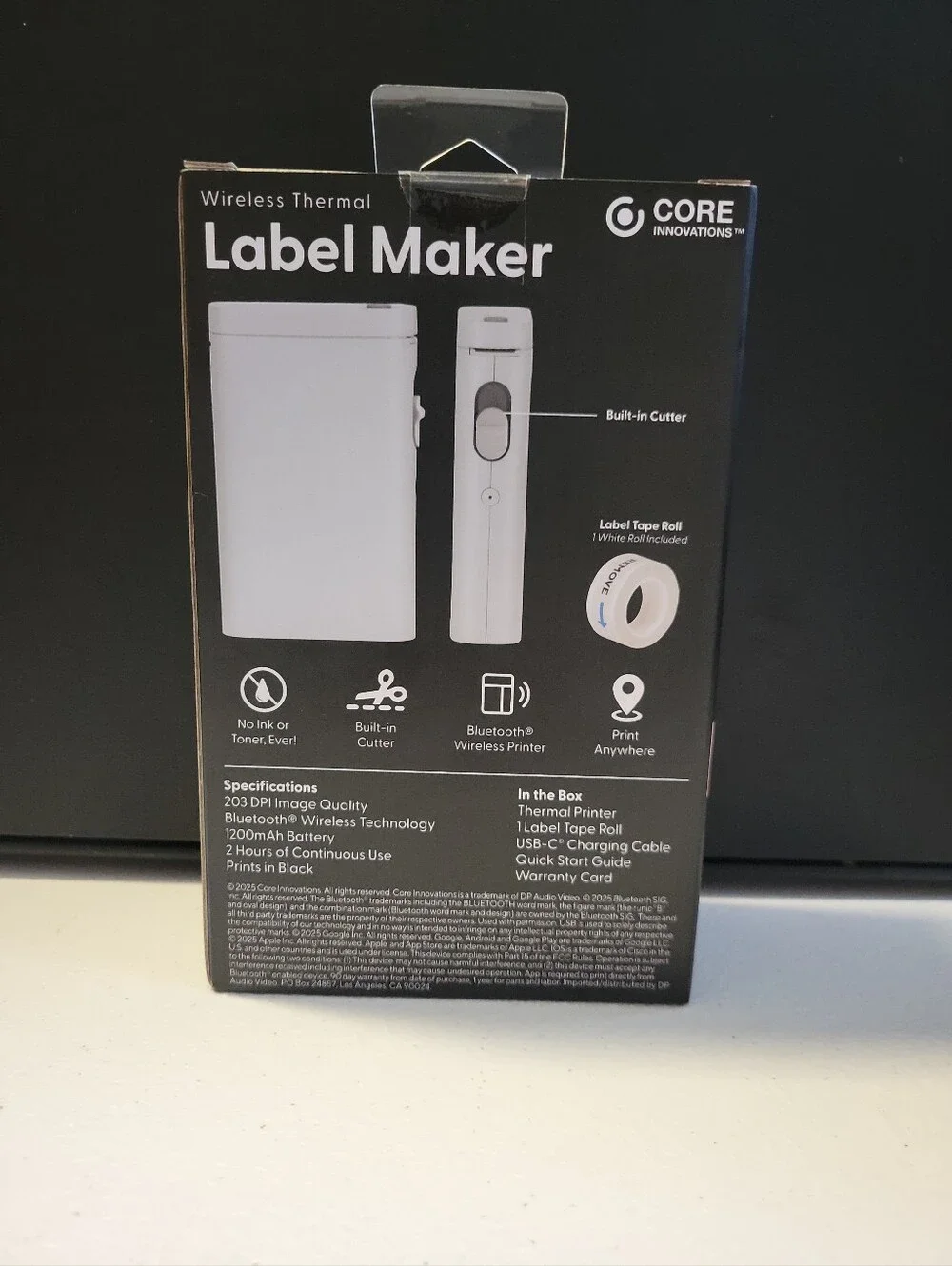Wireless Thermal Label Maker - White